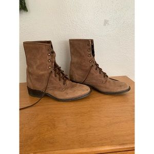 Laredo Lace Up Boots, size 7 1/2